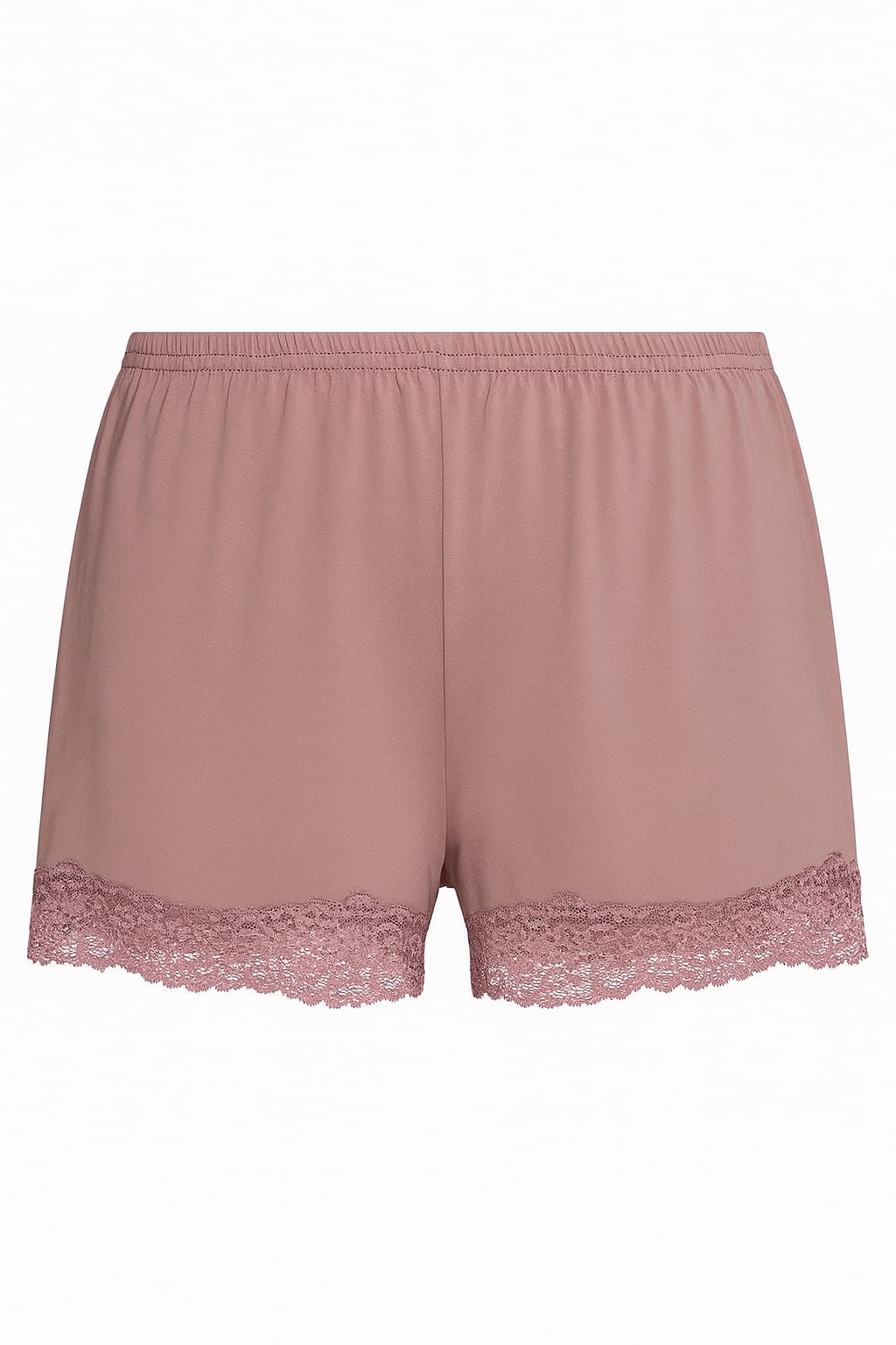 Pijama BELLES Linha Luana em Microfibra Roxa com Renda