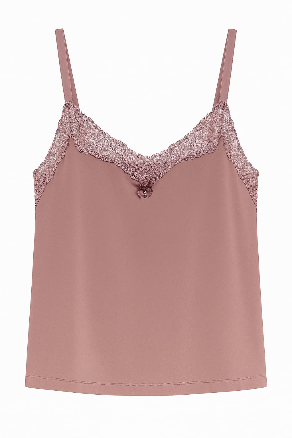 Pijama BELLES Linha Luana em Microfibra Roxa com Renda