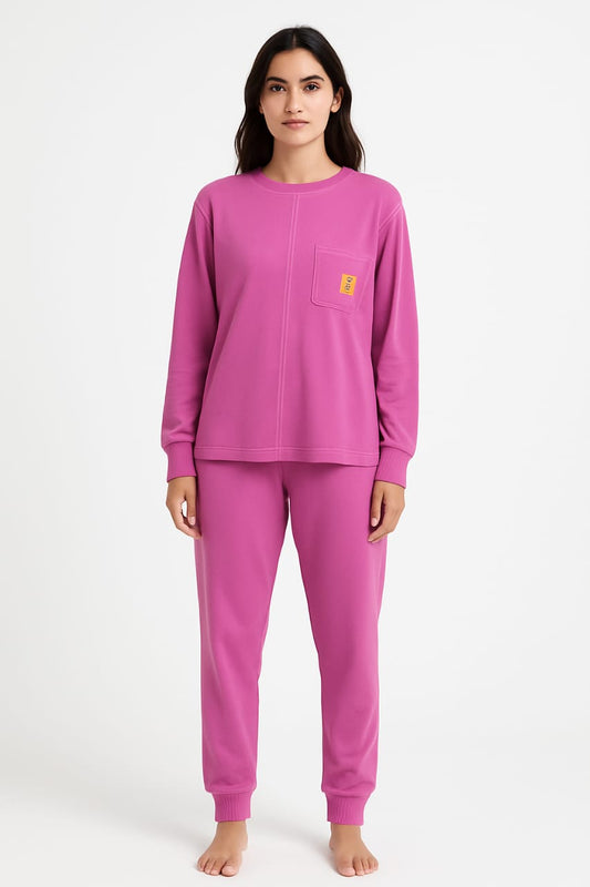 Pijama LUA LUA Jogger Day Rosa vibrante