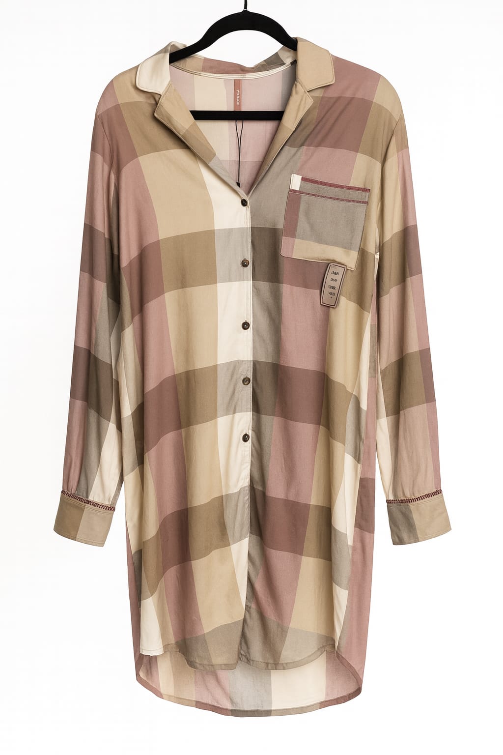Chemise LUA LUA Bohemian Xadrez em Viscose