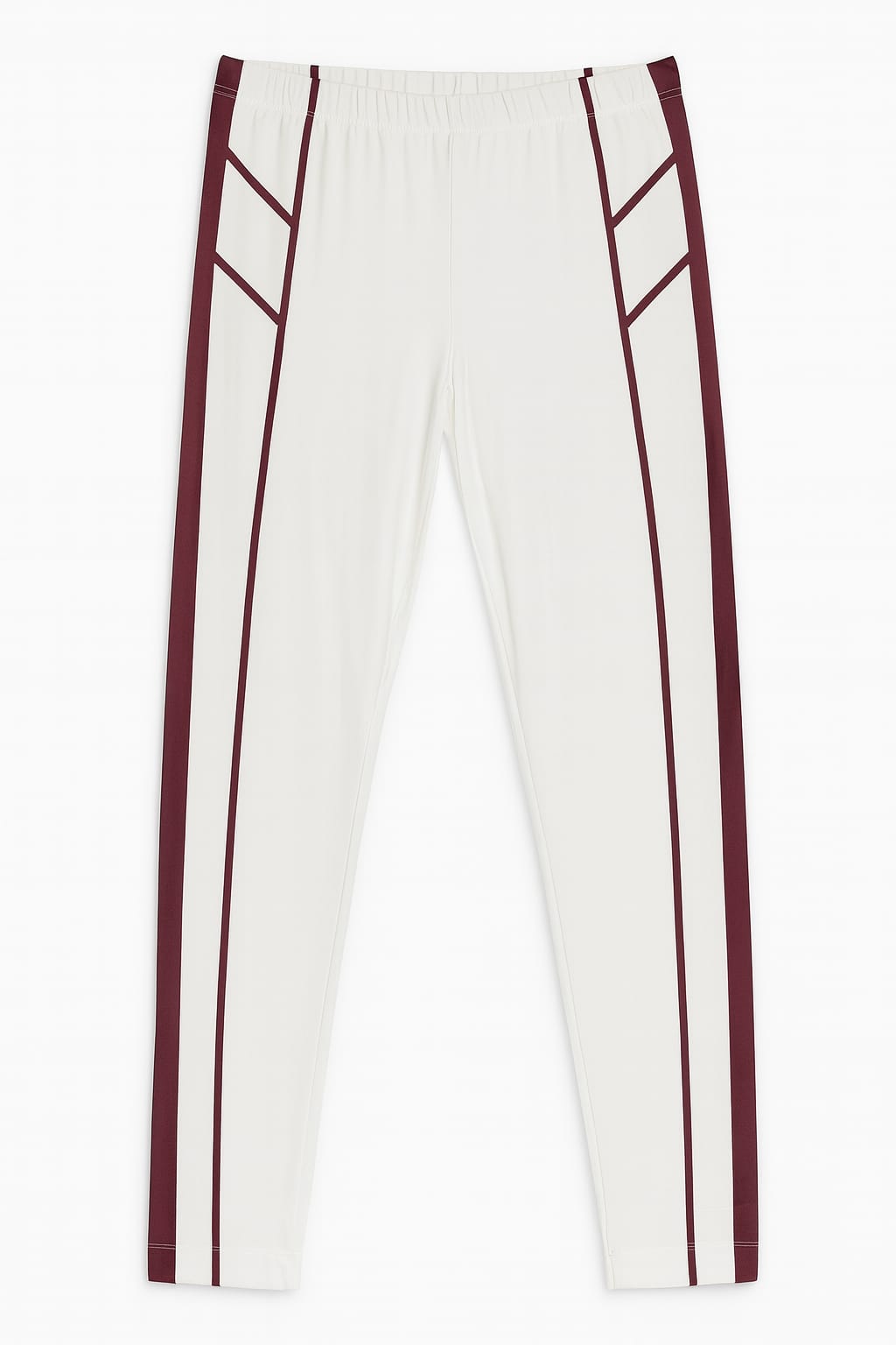 Pijama LUA LUA Slim Ski Dreamers Branco com Detalhes em Vinho e Rosa