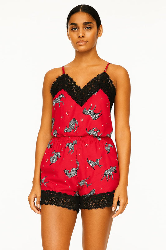 Pijama CORALINA com Estampa de Zebras