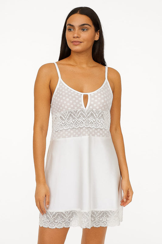 Camisola GAROTA VENENO com Tule, Poás e Renda