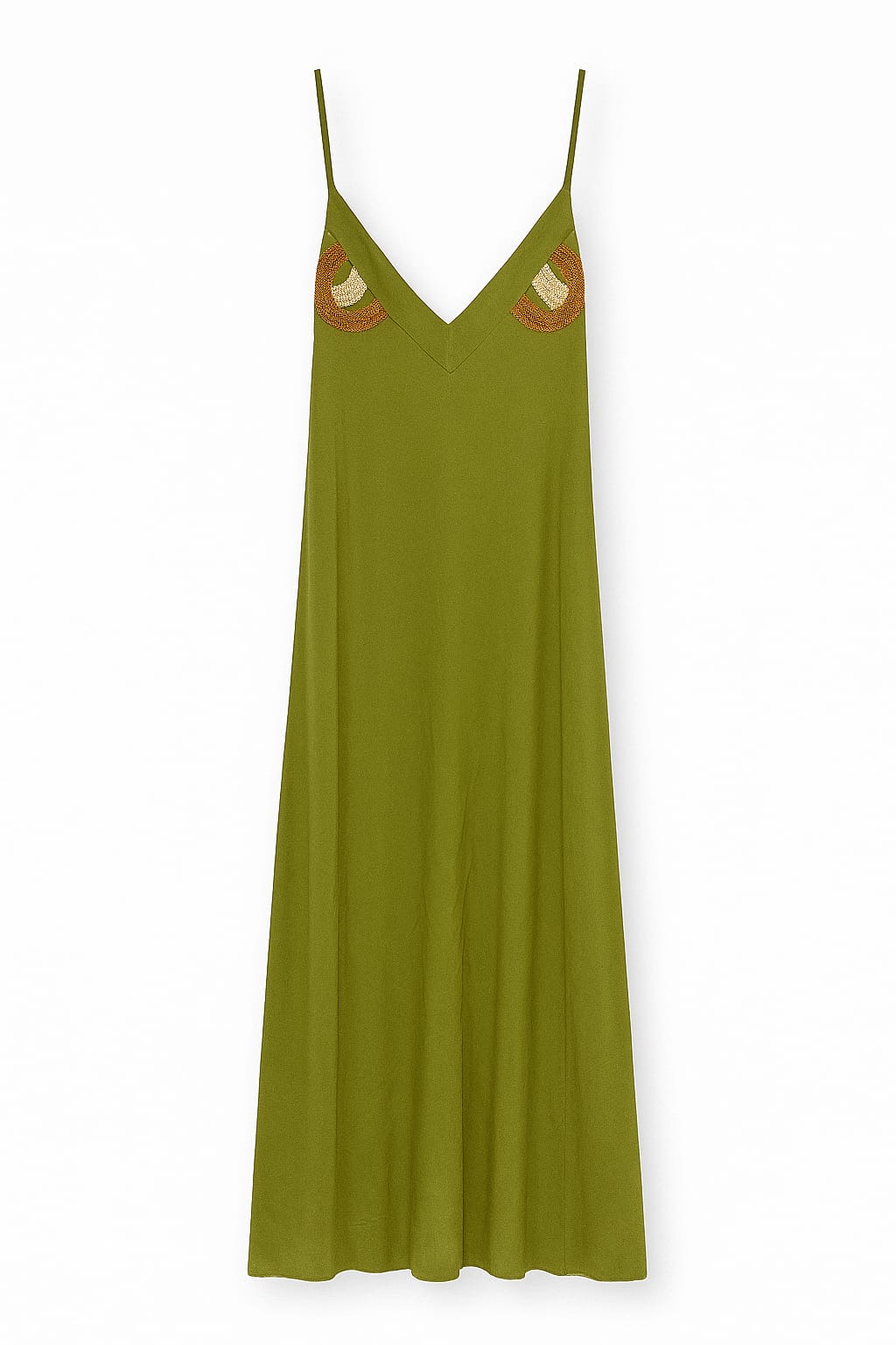 Camisola LUA LUA Midi Retrô Verde Oliva