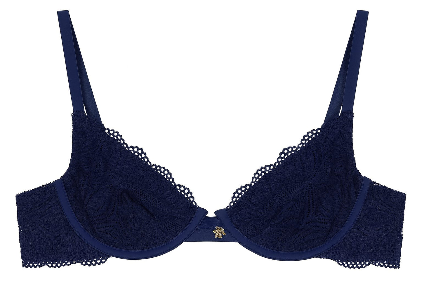 Lingerie RIVANNA Soutien em Renda Azul Marinho