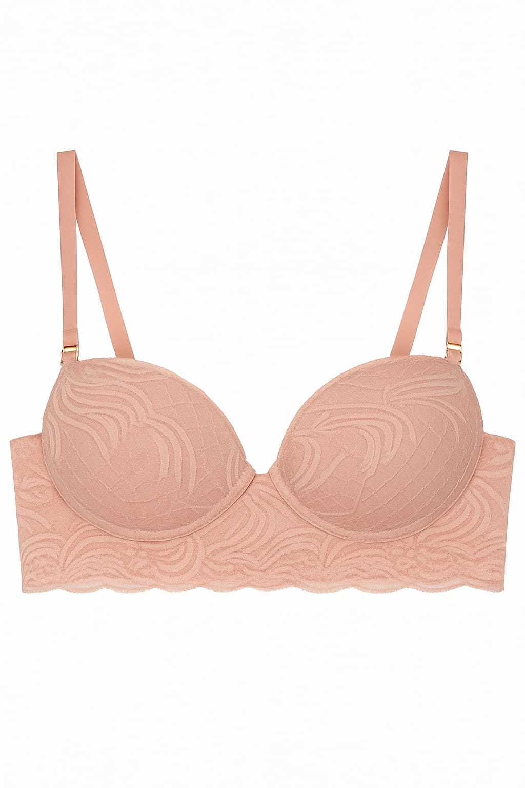 Lingerie RIVANNA em Renda Nude Rosado
