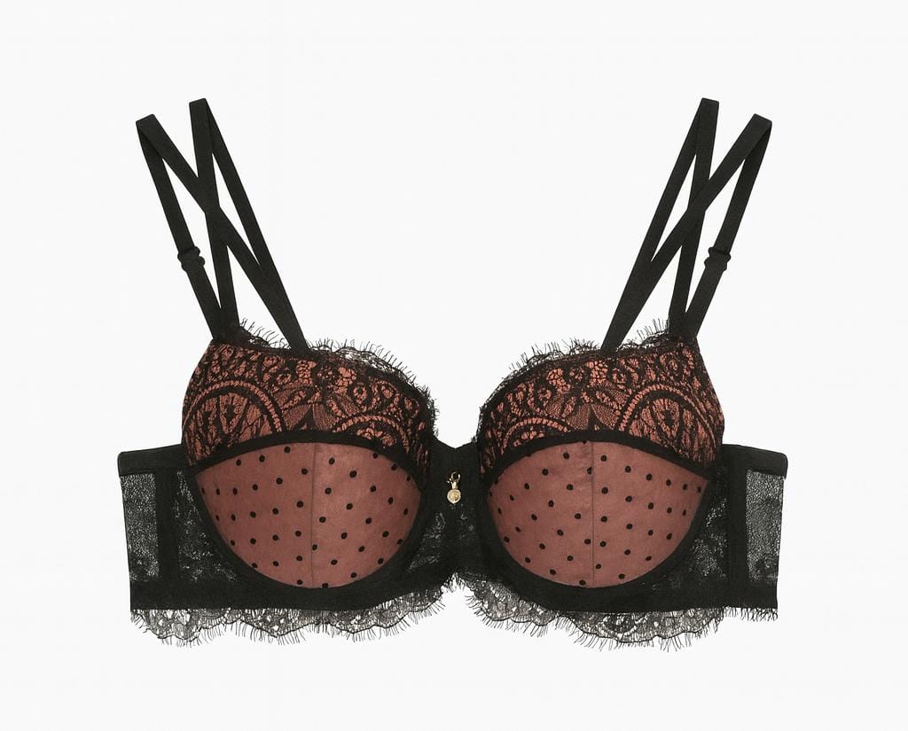Lingerie BELLES Meia Taça Alana Marsala