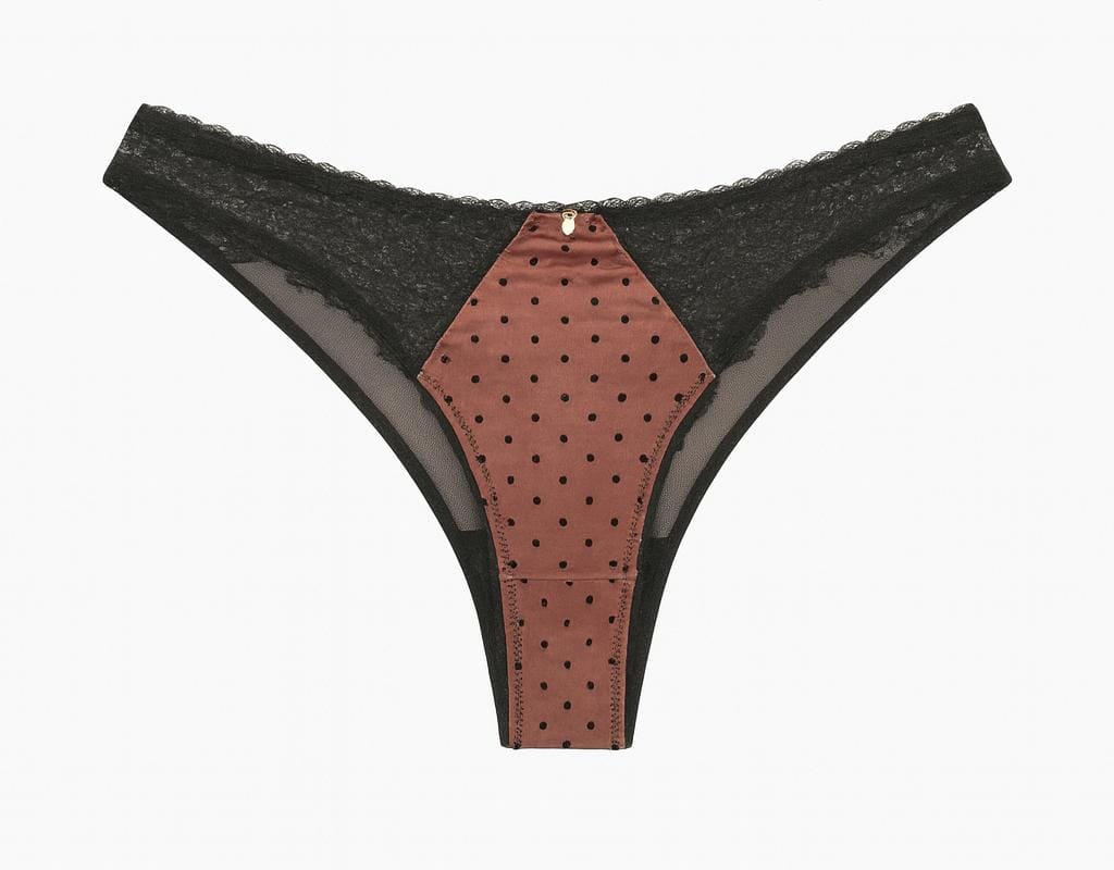 Lingerie BELLES Meia Taça Alana Marsala
