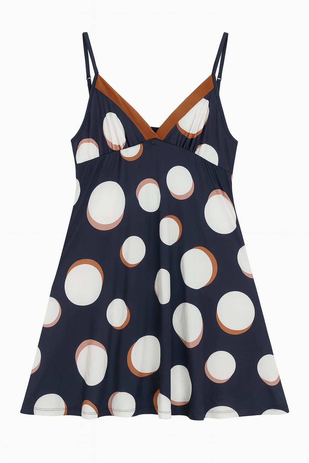 Camisola LUA LUA Azul Marinho com Poás Brancos